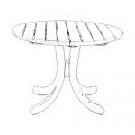 Abdeckhaube oval 175 x 100 cm